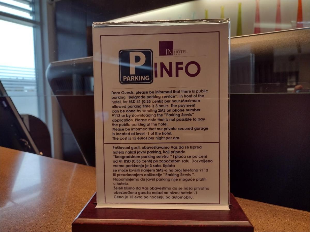 In Hotel Beograd Ngoại thất bức ảnh